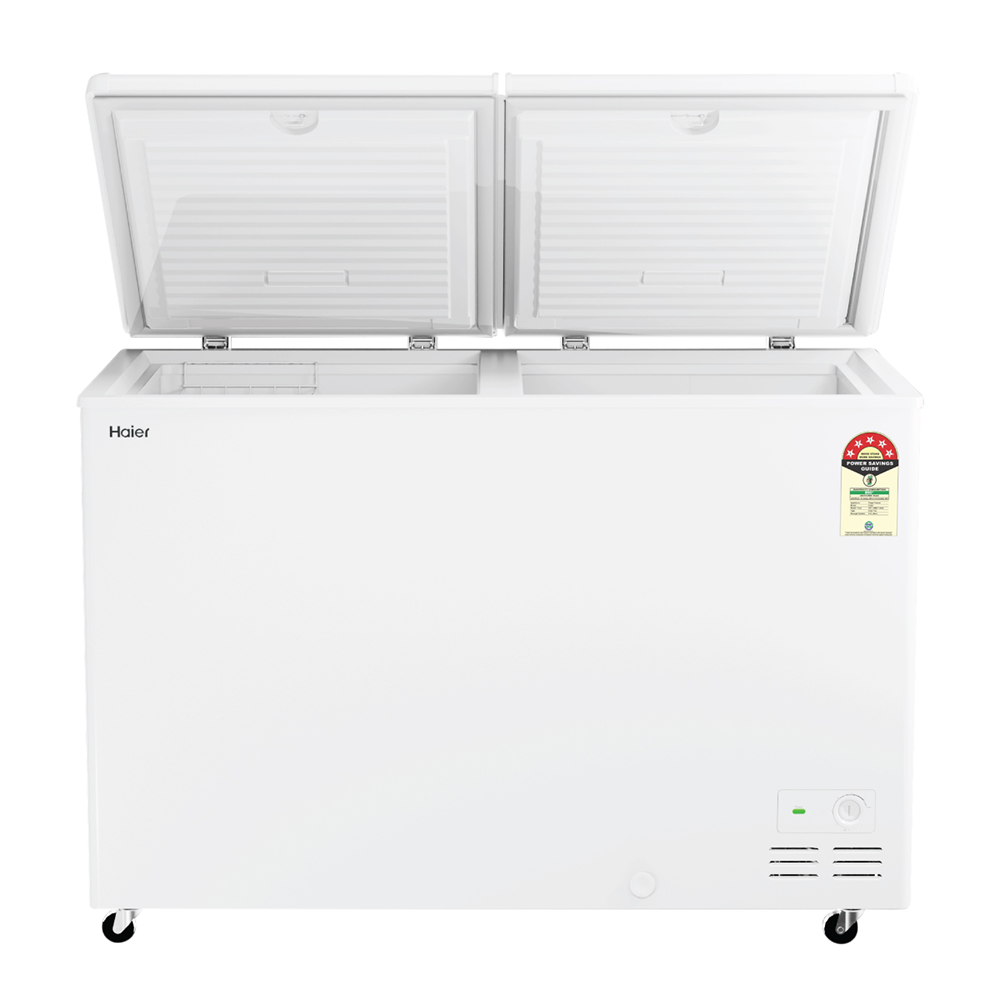 Haier Deep Freezer 588L, Hard Top Convertible Double Door (White)
